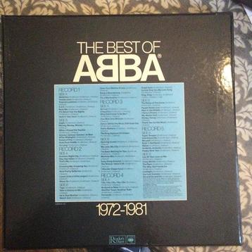 ABBA - The Best Of Abba 1972 - 1981 5-Lp Box Set - beschikbaar voor biedingen