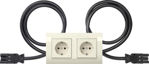 Gira Standaard 55 Dubbele Stopcontact Met Frame Type 10 -, Doe-het-zelf en Verbouw, Elektra en Kabels, Overige typen, Nieuw, Verzenden