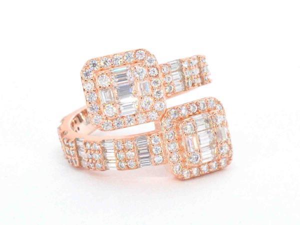 Veiling - Design ring met emeralds en briljanten, Sieraden, Tassen en Uiterlijk, Ringen