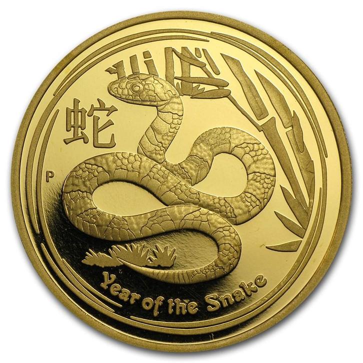 Gouden Lunar II - 1 oz 2013 Year of the Snake Proof, Postzegels en Munten, Munten | Oceanië, Losse munt, Goud, Verzenden