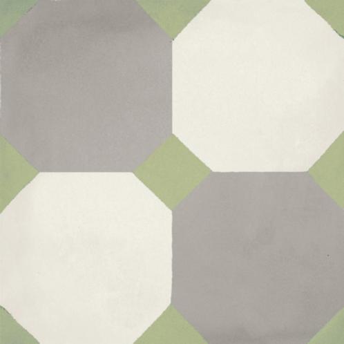 Portugese Vloertegel Jos Hidro 8Side Green 19.7x19.7 cm, Doe-het-zelf en Verbouw, Tegels, Vloertegels, Nieuw, Overige materialen