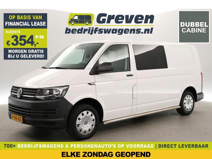Volkswagen Transporter 2.0 TDI L2H1 | 140PK | DC | Airco |, Auto's, Bestelauto's, Te koop, Handgeschakeld, Financial lease, Diesel