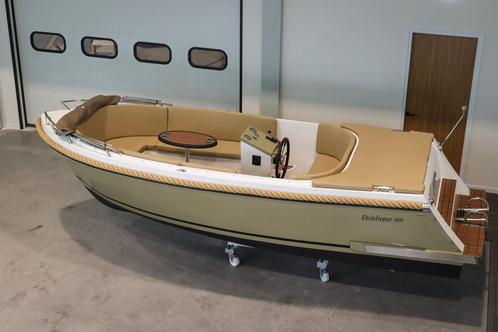 Reitdieper 600 | Olijfgroen | Suzuki 30 pk | Vaarklaar, Watersport en Boten, Sloepen, Buitenboordmotor, 30 tot 50 pk, 6 meter of meer