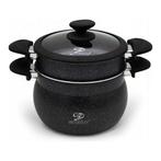 Meyerhoff Professionele 3-delige Stoompan Steamer 9L Marmer, Huis en Inrichting, Ophalen of Verzenden, Nieuw