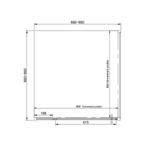 Aanbieding: Douchecabine Van Rijn ST04 Hoekcabine 6 mm, Doe-het-zelf en Verbouw, Ophalen of Verzenden, Nieuw