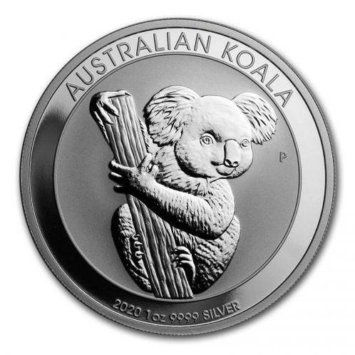 Koala 1 oz 2020 (300.000 oplage), Postzegels en Munten, Munten | Oceanië, Losse munt, Zilver, Verzenden