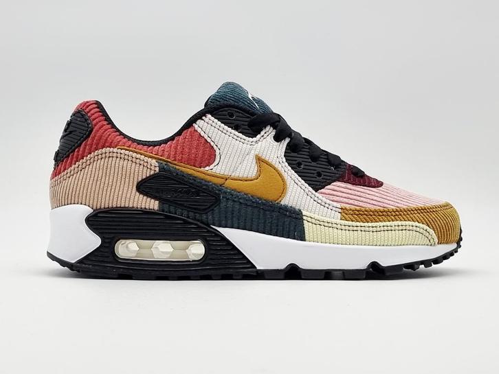 Nike Air Max 90 SE | Multi Corduroy | 36,5, Kleding | Dames, Schoenen, Overige kleuren, Nieuw, Sneakers of Gympen, Ophalen of Verzenden