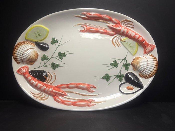 « Fruits de mer » - art Florentina plateau en relief -, Antiek en Kunst, Antiek | Meubels | Tafels