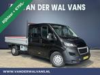 Peugeot Boxer 2.2 BlueHDi 140pk Pick up Dubbel cabine open, Auto's, Zwart, Nieuw, Peugeot, Handgeschakeld