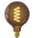 Calex LED Globelamp G125 E27 4W 120lm 1800K Natural Bruin..., Huis en Inrichting, Ophalen of Verzenden, Nieuw