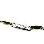 Monzario bicolor gouden schakelketting, Ophalen of Verzenden, Gebruikt, Overige kleuren, Goud