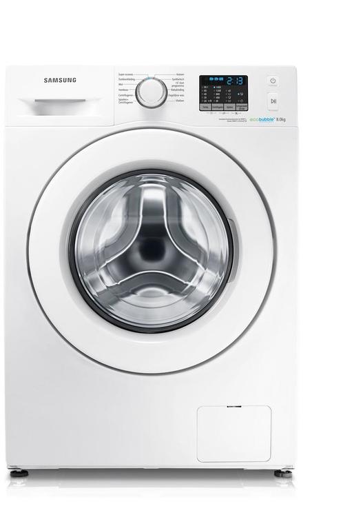 Samsung Wf80f5e0q4w Wasmachine – 8 Kg 1400 Toeren Krachtig &, Witgoed en Apparatuur, Wasmachines, Zo goed als nieuw, Voorlader