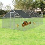Stalen kippenren kippenhok buitenverblijf 3x6x2 m, Dieren en Toebehoren, Overige Dieren-accessoires, Nieuw, Verzenden