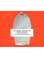 1936 BUGATTI LA 3 LITRES 300 TYPE 57 BROCHURE FRANS, Nieuw, Author