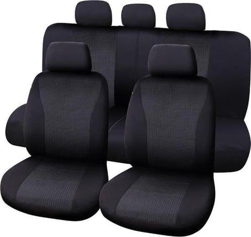 Carpoint Stoelhoesset Vienna 9 Delig Zwart/Grijs, Auto diversen, Auto-accessoires, Zo goed als nieuw, Ophalen of Verzenden