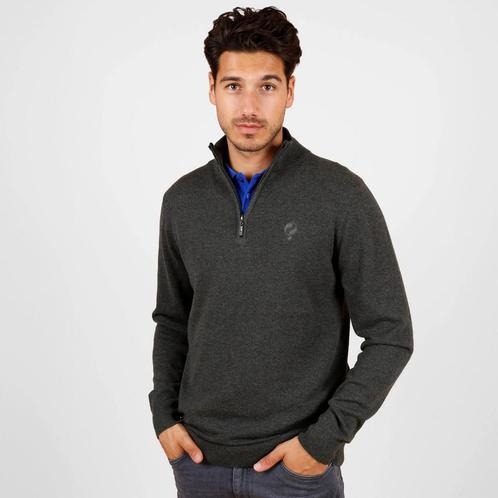 -22% Q1905  Q1905 Trui kralingen antracite melange  maat XXX, Kleding | Heren, Truien en Vesten, Grijs, Nieuw, Verzenden