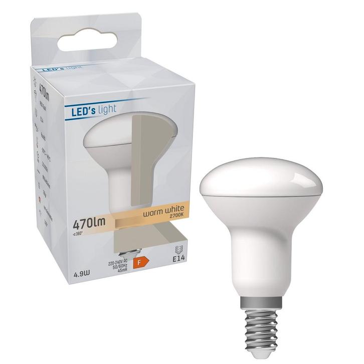 E14 LED lamp - R50 - Warm wit licht - 4.9W vervangt 40W, Huis en Inrichting, Lampen | Overige, Nieuw, Verzenden