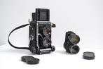 Mamiya C- 330 middenformaat 55mm + 180mm objectief, Audio, Tv en Foto, Fotocamera's Analoog, Ophalen of Verzenden, Gebruikt, Spiegelreflex