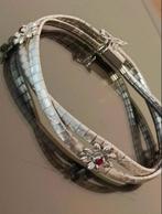 Zonder minimumprijs - Armband Zilver Robijn - handgemaakte, Nieuw