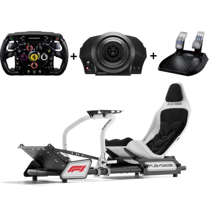 Playseat F1 Instinct | Thrustmaster bundel, Spelcomputers en Games, Spelcomputers | Sony PlayStation Consoles | Accessoires, PlayStation 4