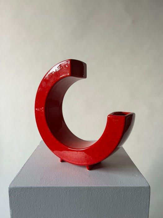 Bertoncello - Roberto Rigon - Vaas - Aardewerk - Moon Vase, Antiek en Kunst, Antiek | Glas en Kristal