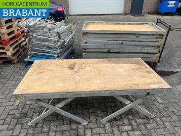 Podiumdelen Podium 200 x 100 cm 8 stuks Horeca beschikbaar voor biedingen