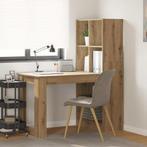 vidaXL Bureau artisanaal eikenkleurig 122 x 67 x 145 cm, Huis en Inrichting, Bureaus, Verzenden, Nieuw