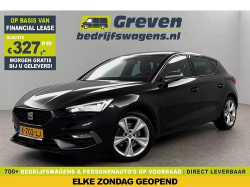 SEAT Leon 1.5 eTSI FR Launch Edition 150PK Sfeer LED Virtual, Auto's, Seat, Automaat, Benzine, Zwart, Verzenden