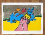 Corneille (1922-2010) - Au pays des merveilles: Le lapin, Antiek en Kunst