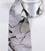 Bedrukt lint greenleaf 70mm 80 cm matgoud opdruk populus, Ophalen of Verzenden, Nieuw