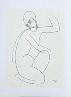 Amedeo Modigliani (1884-1920) (after) - Nude Study 1 - 40 x, Antiek en Kunst, Kunst | Tekeningen en Foto's