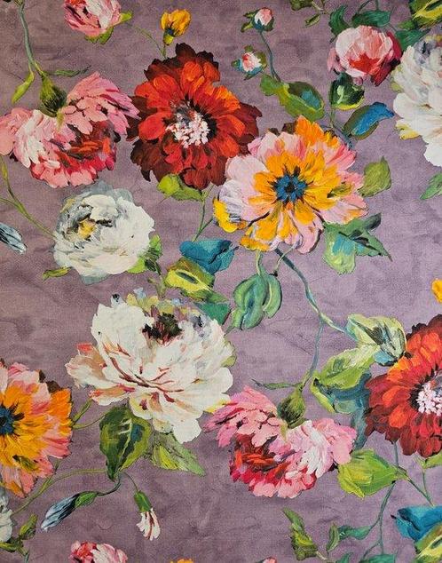 Nieuw ontwerp! Exclusieve artistieke bloemenstof - 300x280cm, Antiek en Kunst, Antiek | Kleden en Textiel