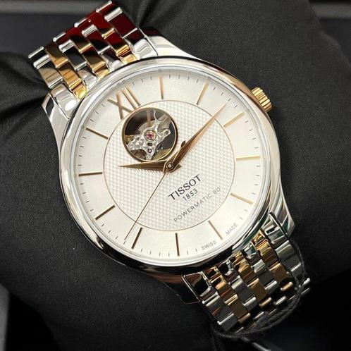Tissot - Tissot Tradition Powermatic 80 Open Heart -, Sieraden, Tassen en Uiterlijk, Horloges | Heren
