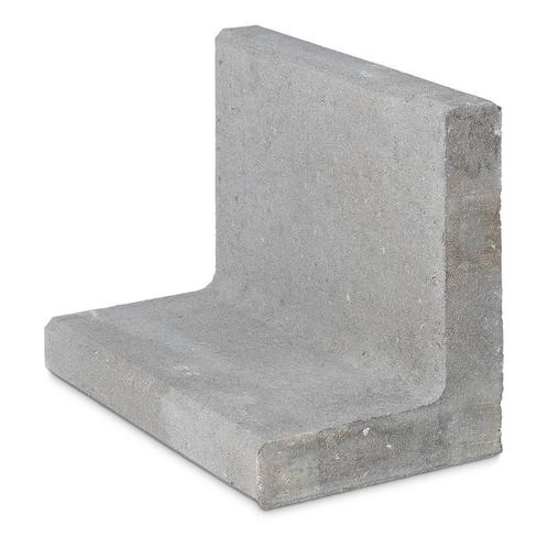 Betonnen L-element 50x30x50 grijs, Tuin en Terras, Bielzen en Borders, Nieuw, Beton, Ophalen of Verzenden