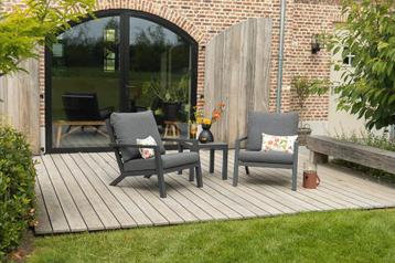 VDG Atlanta loungestoelen set + bijzettafel - 3-delig beschikbaar voor biedingen