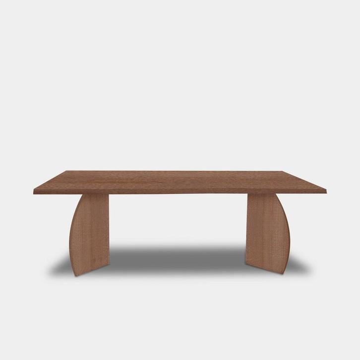 Tafel Boomstam Eikenhout  Set Driehoek  300x100, Huis en Inrichting, Tafels | Eettafels