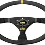 OMP WRC Mid-Depth 350mm Dished - Small Suede (Black) -, Auto-onderdelen, Banden en Velgen, Ophalen of Verzenden, Nieuw