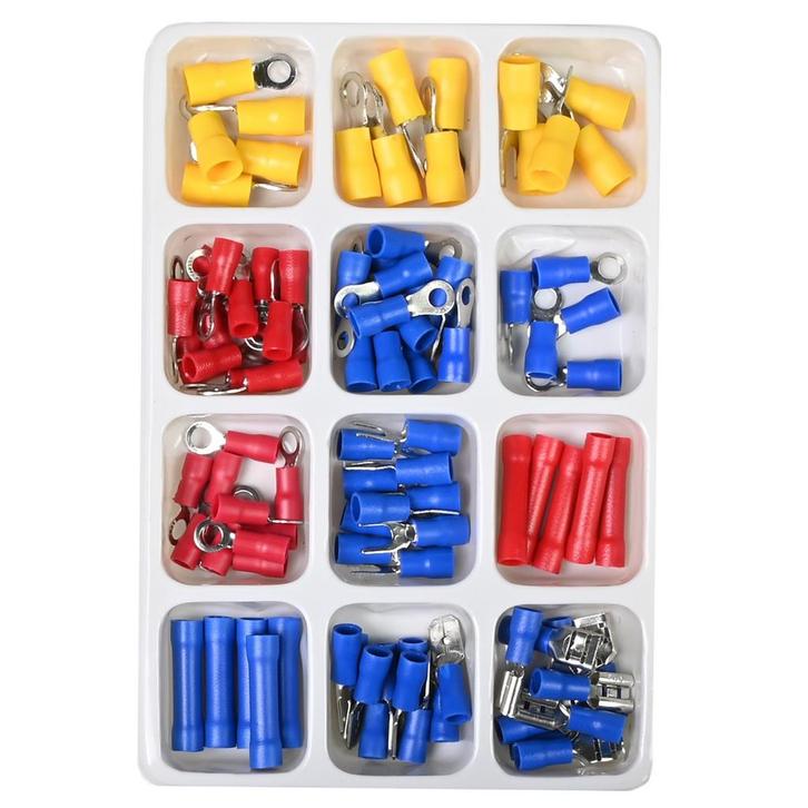 Benson Complete kabelschoen set - geïsoleerd - kleurgecod.., Auto-onderdelen, Elektronica en Kabels, Nieuw, Ophalen of Verzenden