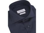 Profuomo Travel Overhemd - Lange Mouwen - Stretch - Blauw, Verzenden, Nieuw