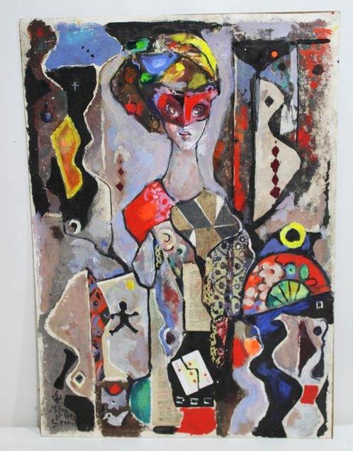 Miquel Torner de Semir (1938) - Sinfonía geométrica y, Antiek en Kunst, Kunst | Schilderijen | Klassiek