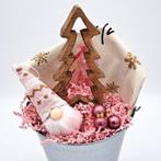 Miss Bucket -  Kerst Roze — Merry & Bright, Hobby en Vrije tijd, Nieuw, Verzenden