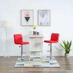 vidaXL Barstoelen 2 st kunstleer rood, Huis en Inrichting, Verzenden, Nieuw