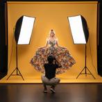 Set van 2 studiolampen met softbox, statief en tas - zwart, Audio, Tv en Foto, Fotografie | Fotostudio en Toebehoren, Verzenden