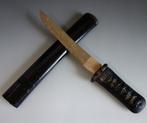 Katana - Hout - koshirae tanto dagger ume tsuba straw fuchi