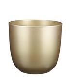 Pot tusca d12h11 cm goud - Mica Decorations, Nieuw, Verzenden