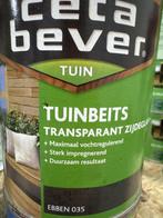 Cetabever tuinbeits transparant zijdeglans - ebben 035 -..., Overige kleuren, Nieuw, Beits, Ophalen of Verzenden