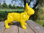 Beeld, French bulldog yellow garden or for indoor - 39 cm -, Antiek en Kunst