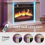 Sfeerhaard elektrisch - Elektrische haard - Met verwarming -, Verzenden, Zo goed als nieuw