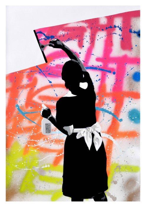 BASM - Dirty canvas, Antiek en Kunst, Kunst | Designobjecten