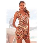 Lascana Korte jumpsuit met etnische print en zakken,, Verzenden, Nieuw